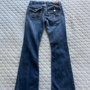 kids 8 regular boot cut levi's blue jeans